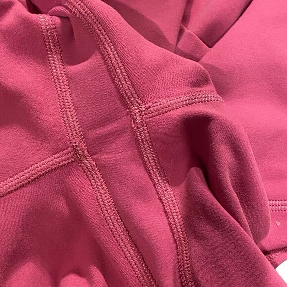 Lululemon Women’s 4 High Rise Align‎ Crop Leggings Pink Lychee Soft Yoga Lounge - Picture 8 of 10